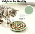 UPXDUMI 6.85'' Wide Shallow Whisker Friendly Slow Feeder Cat Bowl