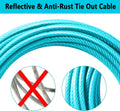 Dog Tie Out Cable 15FT-300Lbs,Heavy Duty Dog Leads&Tether for Yard with Swivel Hook,Small Large Dogs Leash Line for Outs