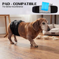 DENTRUN Male Dog Wrap, Adjustable Belly Band Leak-Proof & Lick Prevention
