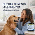 Lovy PupDose Dental Powder for Dogs, Fresh Breath & Oral Care Support for Daily Dog Dental Care