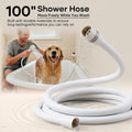 Premium Filtered Dog Shower Attachment,3-Mode Shower Head with Pause Switch