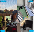 JUNFLYING Cat Balcony Netting, 10x13 FT Durable Anti-Fall Safety Net for Cats