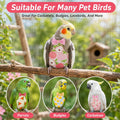 6 Pcs Bird Diaper, Reusable Chicken Diapers, Parrot Diaper Flight Suit with Waterproof Inner - Cute Pet Bird Diapers for