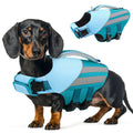 Queenmore Dog Life Jacket for Small Dogs, Dog Life Vest for Swimming with Rescue Handle, Adjustable Reflective High Flotation Puppy Lifesaver for Pool, Beach and Boating, Teal XS