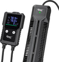 hygger 500W Submersible Aquarium Heater for Saltwater & Freshwater Fish Tanks, External Controller with Precise ±0.5°F T