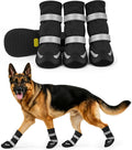 LUCKYPAW Dog Shoes for Winter Snow Waterproof Dog Boots with Fleece Lining