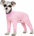 Dog Surgery Recovery Suit, Four-Leg Long Sleeve Dog Onesie