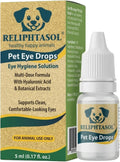Pet Eye Drops – Vet-Formulated Dog Eye Infection Inflamation Treatment, Allergy Relief, Dry Eyes & Red Eye, Tear Stain R