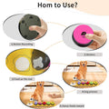 RIBOSY Dog Buttons for Communication, 5 Pcs Dog Speech Training Buzzers with Non-Slip Rubber Pad and 50 Stickers, 30 Sec