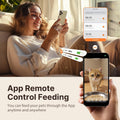 Automatic Cat Feeder with Camera, 2 in 1 Cat Food and Water Dispenser, 2K HD Video and Night Vision, 5G App Controlled Timed Pet Feeder,4L Food & 3L Gravity Waterer with 2-Way Audio for Cats Small Dog