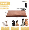 Cat Heating Pad, Heated Cat Bed, 5 Temps & Timer, MET Safety Listed