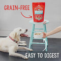 Stella & Chewy's Freeze-Dried Raw Dog Food for Skin & Coat - Grass-Fed Lamb & Wild-Caught Salmon - Natural Solution for 
