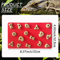 Mini Reptile Rock Climbing Wall, Terrarium Enclosure Enrichment & Habitat Décor for Bearded Dragons, Geckos, Lizards, Sn