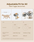 PetThem Soft Cat Cone Collar, Adjustable Cat Recovery Collar, After Surgery to Stop Licking, Waterproof & Easy to Clean,
