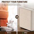 Vuesill Cat Scratch Furniture Protector, DIY Cat Scratching Mat for Couch, Sofa, Wall,Cat Post,Cat Tree Durable Furniture Guards Couch Scratcher from Cats Claws Scratching for Indoor(39.4x15.8 Beige)