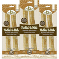 Fieldcrest Farms Nothing to Hide Natural Rawhide Alternative Large 10'' Rolls for Dogs - 3 Pack (6 Chews) Premium Grade Easily Digestible Chews - Great for Dental Health (Peanut Butter)