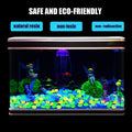 QIAONIUNIU 100 Pcs New Colorful Glow in The Dark Pebbles Stones Rocks for Fish Tank Aquarium Garden Walkway