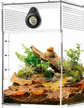 2Pcs Magnetic Reptile Thermometer and Humidity Gauge for Jumping Spider Enclosure Accessories Digital Thermometer Hygrom