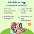 Pet Wellbeing Life Gold for Dogs - Immune & Cellular Health, 4 oz