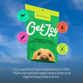 Get Joy Freeze Dried 100% Beef Heart Dog Treats, 4oz | Single Ingredient Organ Meat, High Protein Raw Dog Food Topper, S