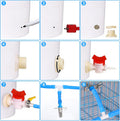 24 Pack Automatic Rabbit Waterer System Kit with 24 Drinking Nipples, 20ft Hose, Valves & Filters for Small Animal Cages