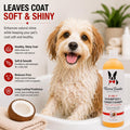 Warren London 2 in1 Pet Shampoo and Conditioner for Dogs, Puppys, & Cats | Best Dog Shampoo and Conditioner for Dry Itchy Skin | Dandruff Shampoo for Cats & Dogs | Made in USA | 17oz
