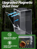 Escape-Proof One-Piece Jumping Spider Enclosure Accessories, Terrarium Kit