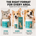 6-in-1 Dog & Cat Grooming Kit Set, Puppy Bath, Ear Eye Paw Wipes
