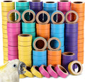 Skyygemm 36 Pcs Parrot Toys Macaw Toys Bulk for Medium Large Birds