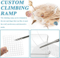 2 Pack Hermit Crab Water Tank, Hermit Crab Cage Accessories with Climbing Ramp Hermit Crab Aquarium Salt Water Pool for 