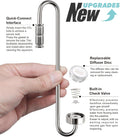 Aquarium Stainless Steel CO2 Atomizer for Rimless Tanks, DC300-20