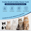 ulroyda Cat Dental Care Kit – Tuna Flavor Toothpaste 1.06 oz with Toothbrush & Finger Brush | Gentle Formula, Fresh Breath & Plaque Control