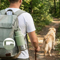 32oz 3-in-1 Dog Water Bottle Stainless Travel Cup with 2 Bowls
