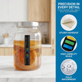 8 Pack Aquarium Thermometer Strips, Adhesive Temperature Sticker Strips 61-122℉ (15-50°C), Stick On Fish Tank Thermomete