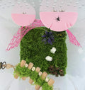 Jumping Spider Hide Habitat Accessories, Magnetic Mushroom Shelf & Moss Ribbon Web, Climbing and Feeding Platforms for J