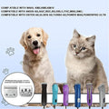 4pcs Dog Grooming Blades Compatible with Andis Dog Clippers,Detachable Ceramic Blade & Stainless Steel Blade (3FC+4FC+5F