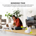 ALL FOR PAWS Automatic Ball Launcher for Dogs Interactive Puppy Pet Ball Indoor Thrower Fetch Machine, 3 Balls Included 