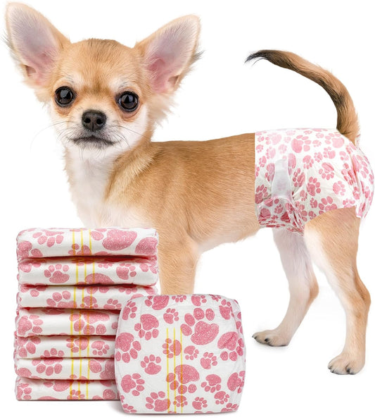 Dono Female Dog Diapers, Super Absorbent Puppy Cat Diapers, XXS 16 Count