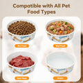 40Pack Disposable Dog Bowls, 16oz Paper Pet Bowls for Cats and Dogs