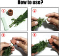 10 Pack 25mm Ceramic Aquarium Plant Weights - Pre-Wrapped Cotton Anchors for Substrate Planting