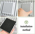 10 Pack Cat Litter Box Charcoal Filters Replacement Carbon Odor Filters 6Inch x 6.5Inch Hooded Cat Litter Boxes and Pans