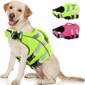 Kuoser Reflective Dog Life Jacket, Dog Life Vest for Swimming Boating