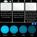 8000PCS Glowing Rocks for Garden Outdoor Glow in The Dark Decorative Rock for Fish Tank Luminous Stones for Driveway Wal