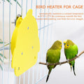 Bird Heater for Parakeets, Warm Bird Perch Stand, Yellow, Small