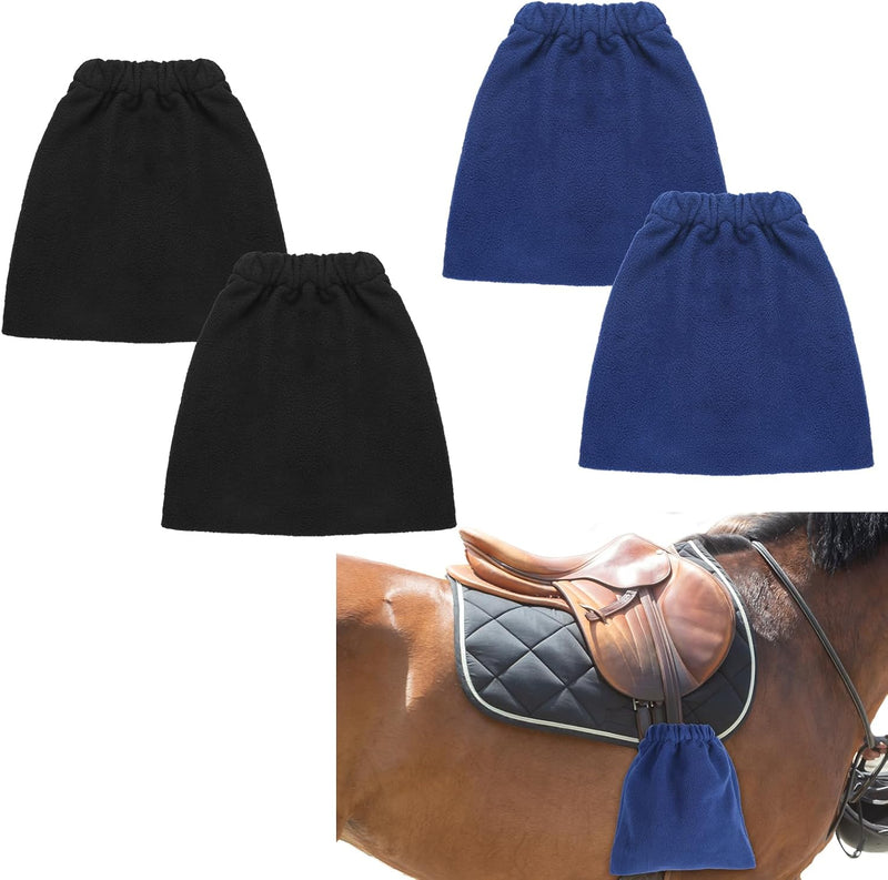4 Pcs Stirrup Covers for English Saddle, Horse Tack Storage