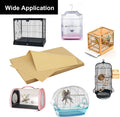 45 Pcs Bird cage Liner Paper, 11 x 17 inch Gravel Liner Paper for Bird Cage, Parrot Cage Sandpapers Cushion Pad Birdcage