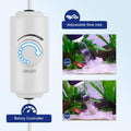 AQQA Fish Tank Cleaner,DC34W/600GPH Adjustable Flow Aquarium Gravel Vacuum