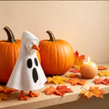 7 Inch Desk Goose Halloween Outfits Ghost Patterns Mini Desk Goose Hoodie