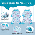 Dog Surgery Recovery Suit for Small Dogs, Four-Leg Long Sleeve