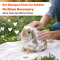 Waterless Rabbit Shampoo | Fragrance-Free & No Rinse Cleanser for Small Pets | Gentle for Sensitive Skin, Ideal for Ferr